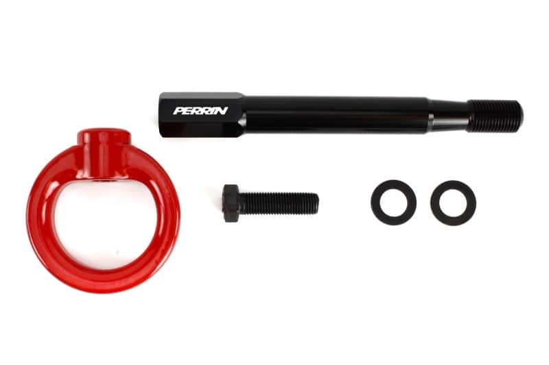 Perrin Performance — PERRIN 22-26 Toyota GR86 Tow Hook Kit (Front) - Red - view 3