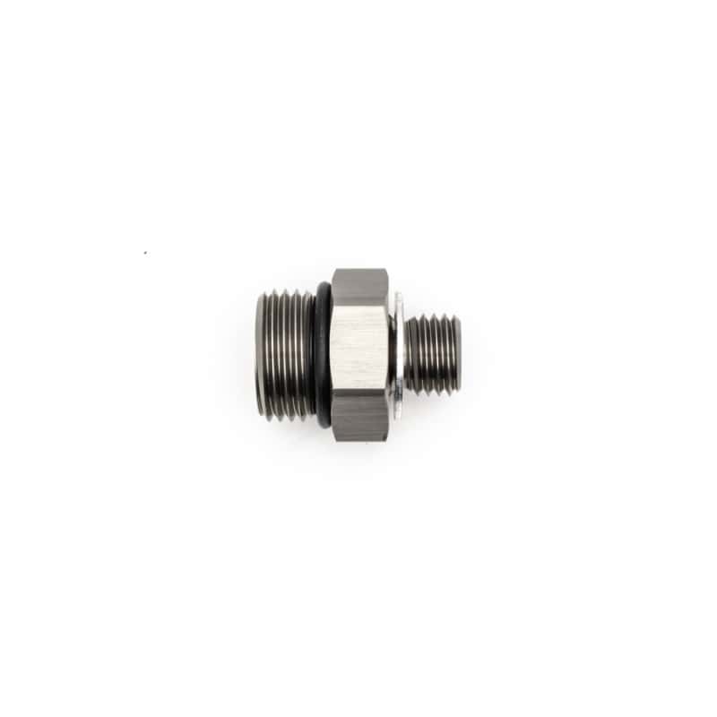 DeatschWerks — DeatschWerks 8AN ORB Male To 12 X 1.5 Metric Male (Incl O-Ring and Crush Washer)
Lines & Fittings - view 2