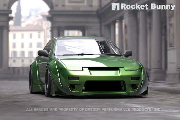 GReddy — GReddy RPS13 V2 Rocket Bunny Aero Side Skirts Only - view 4