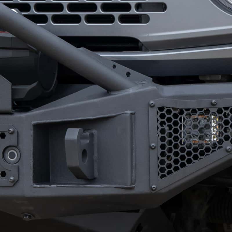 Go Rhino — Go Rhino 21-24 Ford Bronco (2 and 4 Door) Rockline Full Width Bumper w/ Overrider Bar
Rockline Bumper (F) - view 5