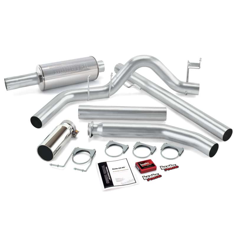 Banks Power — Banks Power 02 Dodge 5.9L Std Cab Git-Kit - SS Single Exhaust w/ Chrome Tip
Power/Efficiency Sys - view 1