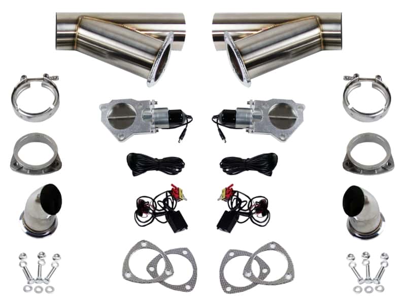 Granatelli Motor Sports — Granatelli 2.25in Stainless Steel Electronic Dual Exhaust Cutout
Exhaust Cut-Out - view 1