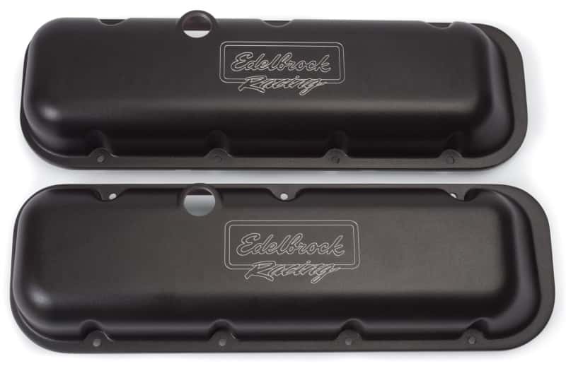 Edelbrock — Edelbrock Valve Cover Victor Series Chevrolet 1965 and Later 396-502 V8 Low Black
ELITE - view 1