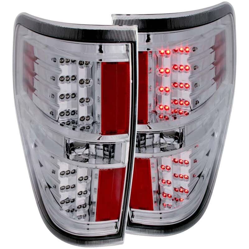 ANZO — ANZO 2009-2014 Ford F-150 LED Taillights Chrome
TailLightSet - view 2