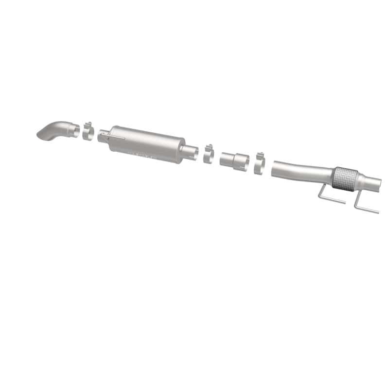 Magnaflow — MagnaFlow Cat-Back, SS, 2.5/3in, Turn Down In Front Rear Tire 2015 Ford F150 2.7L V6T Ext Cab
Cat-Back - view 8