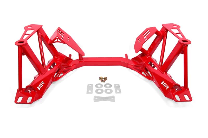 BMR Suspension — BMR 79-95 Ford Mustang K-Member Premium Version w/o Spring Perches - Red
K-member - view 2