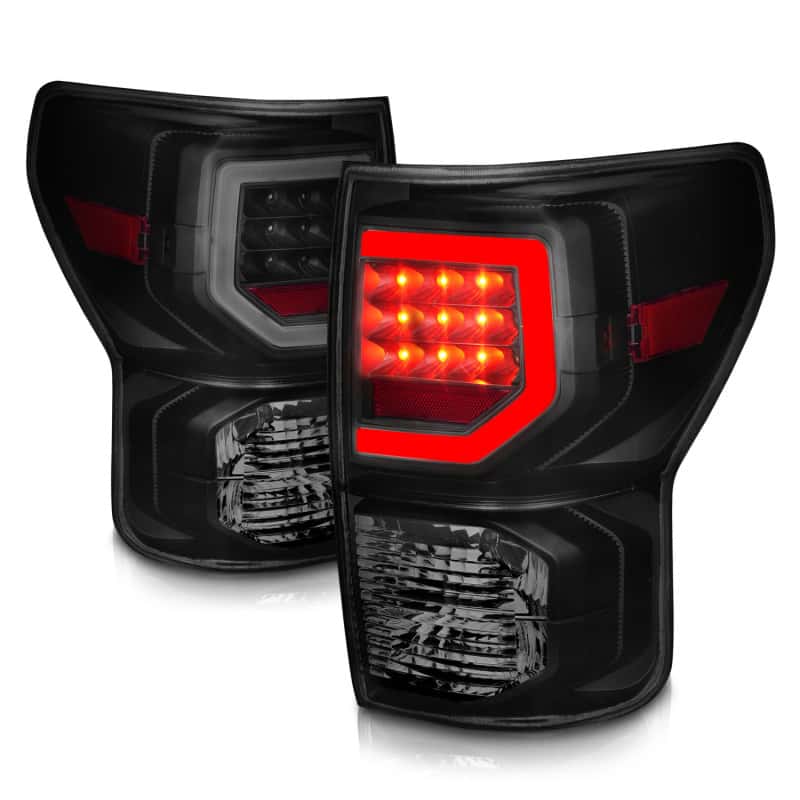 ANZO — ANZO 07-11 Toyota Tundra Full LED Taillights Black Housing Smoke Lens G2 (w/C light Bars)
Tail Light Set - view 14
