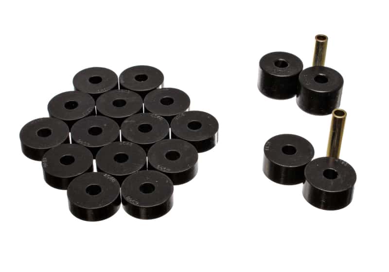 Energy Suspension — Energy Suspension 74-75 Jeep CJ5/CJ7/CJ8 Scrambler Black Body (Cab) Mount Set
BodyMntBshKt - view 3