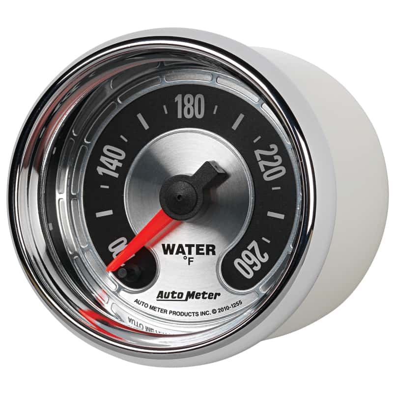 AutoMeter — Autometer American Muscle 52mm Full Sweep Electric 100-260 Deg F Water Temperature Gauge
GA 2" WTEMP STPR AM - view 8