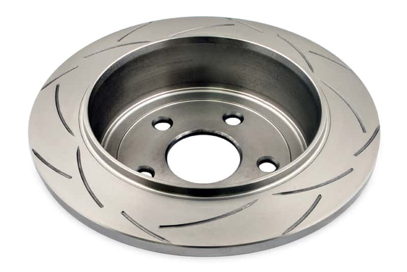 DBA — DBA 07-09 Jeep Wrangler JK Rear Slotted Street Series Rotor
T2 Street Series
Brake Rotor - view 3
