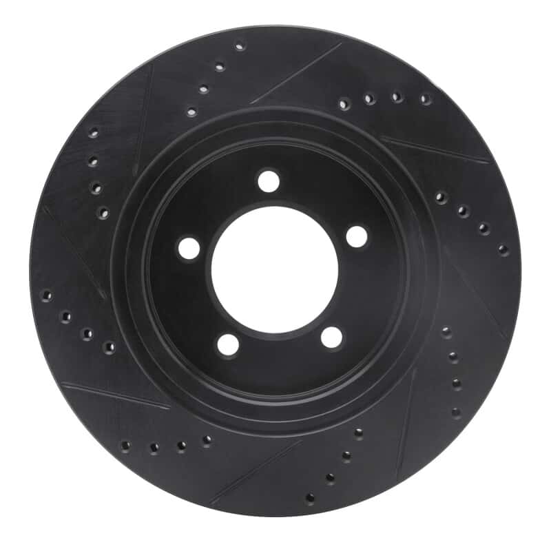 R1 Concepts — R1 06-10 Ford Explorer Sport Trac Front Right Drilled & Slotted Black Brake Rotor
R1 Brake Rotor Drill - view 5