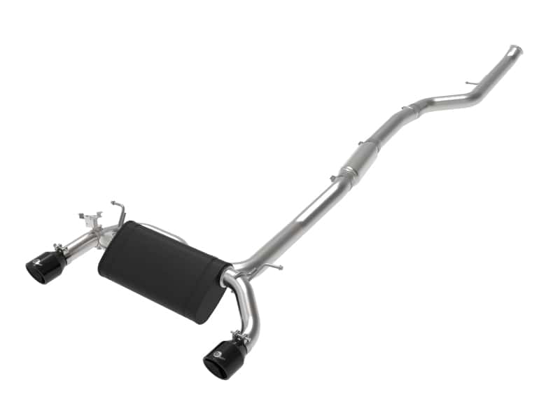 aFe — aFe MACH ForceXP 3IN to 2.5IN 304SS Cat-Back Exhaust System w/ Black Tips 14-16 BMW M235i (F22/23)
Cat-Back Exhaust - view 1