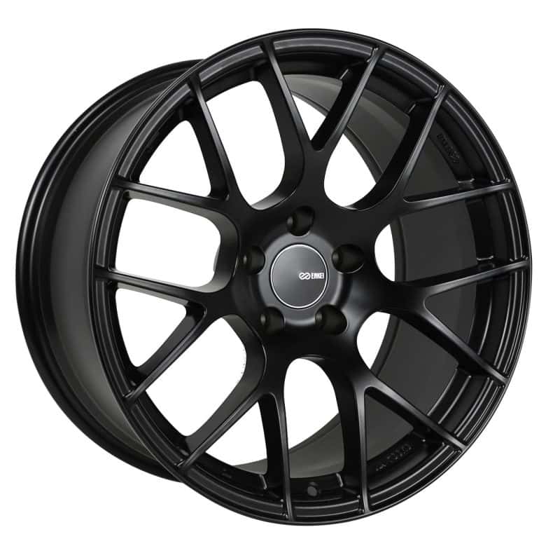 Enkei — Enkei Raijin 18x8.5 35mm Offset 5x114.3 Bolt Pattern Matte Black Wheel - view 1