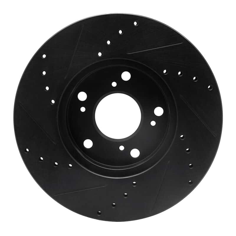 R1 Concepts — R1 06-15 Honda Civic Front Right Drilled & Slotted Black Brake Rotor
R1 Brake Rotor Drill - view 5
