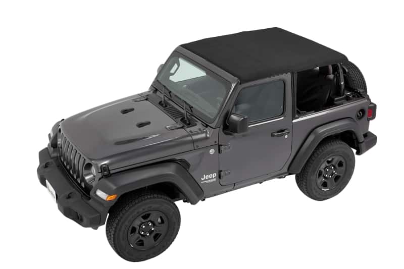 Bestop — Bestop 18-26 Jeep Wrangler JL 2-Door Trektop (Premium Black Twill)
Trektop - view 7