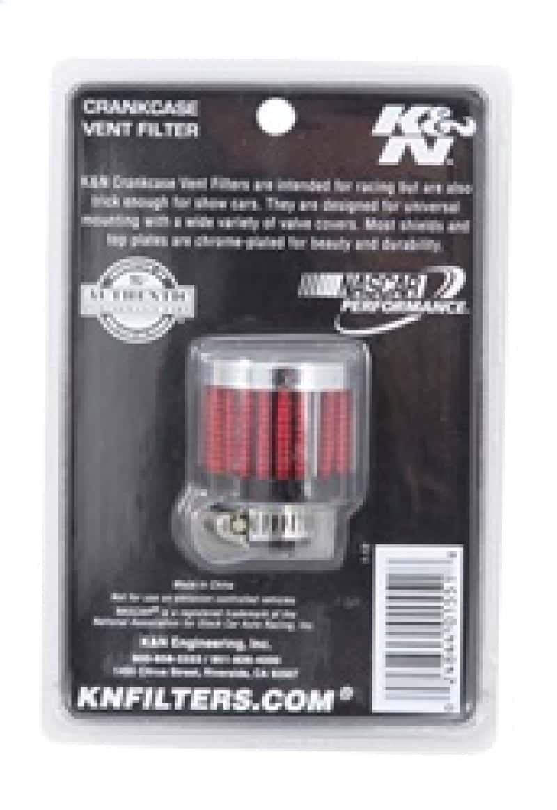 K&N Engineering — K&N .315/.431 Flange 1 3/8 inch OD 1.5 inch H Clamp On Crankcase Vent Filter
Vent Air Filter/Brea
Vent Air Filter - view 10