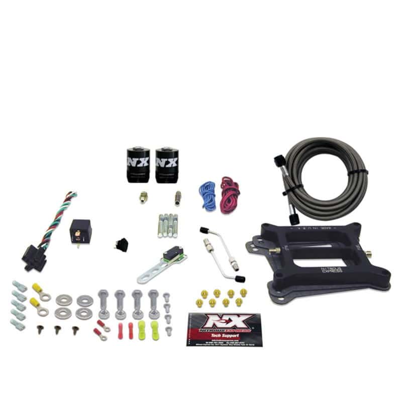 Nitrous Express — Nitrous Express 4150 4-BBL/Gasoline Nitrous Kit (100-500HP) w/o Bottle
Injection System Kit
N2OSys - view 1