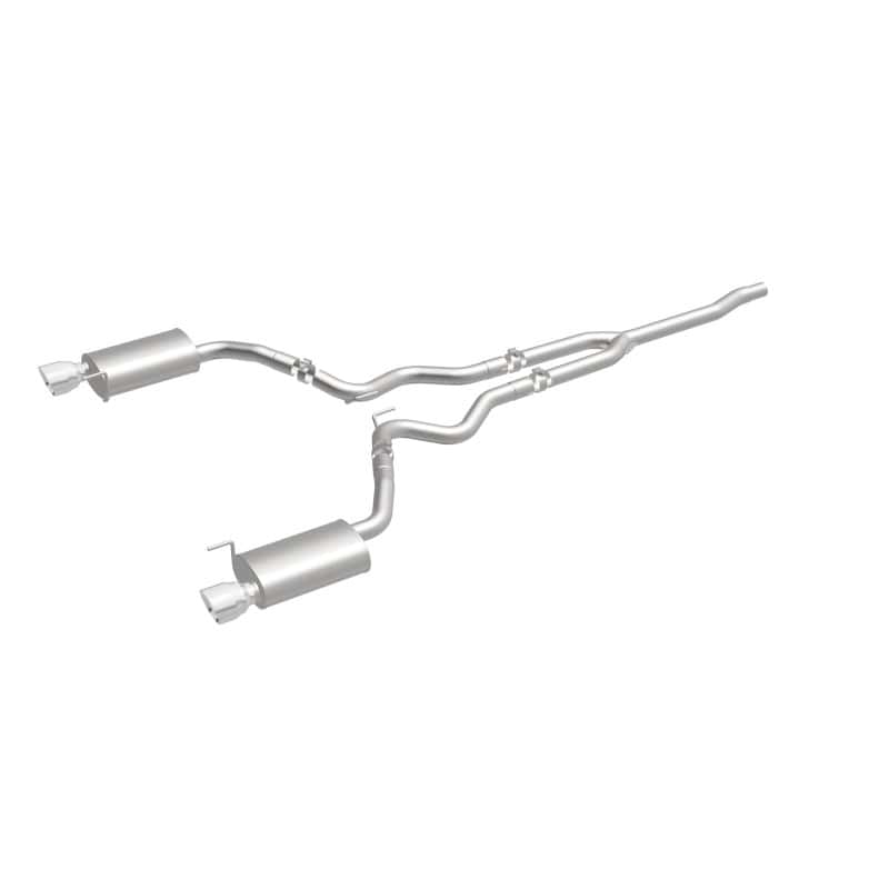 Magnaflow — MagnaFlow Cat Back, SS, 2.5in, Street, Dual Split Polished 4.5in Tips 2015 Ford Mustang Ecoboost
Cat-Back - view 4