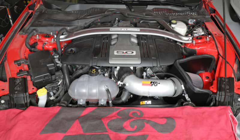 K&N Engineering — K&N 2018 Ford Mustang GT V8 5.0L F/I Typhoon Air Intake
Performance Air Inta
Air Intake System - view 5