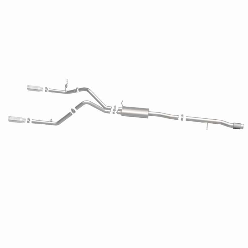Magnaflow — Magnaflow 14 Chevy Silverado V8 5.3L CC/EC Cab Dual Split Rear Exit Stainless Cat Back Perf Exhaust
Cat-Back - view 28