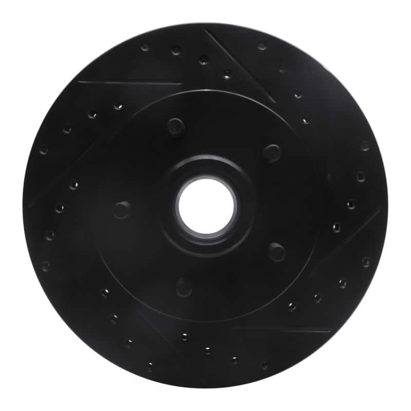 R1 Concepts — R1 69-96 Buick Estate Wagon Front Right Drilled & Slotted Black Brake Rotor
R1 Brake Rotor Drill - view 1