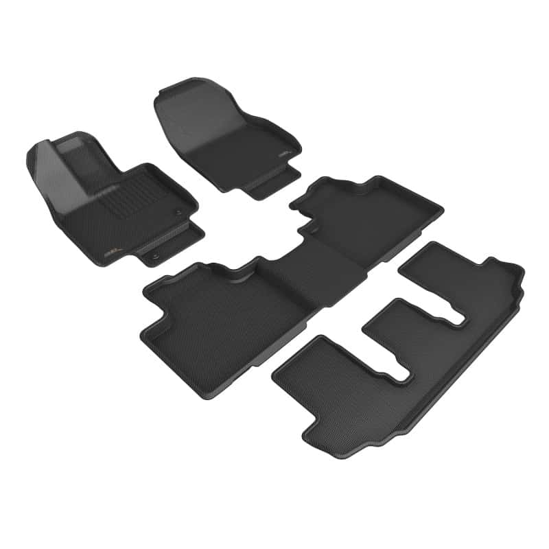 3D MAXpider — 3D MAXpider 21-22 Toyota Highlander Hybrid 2nd Row Bucket Kagu 1st 2nd 3rd Row - Set (Black)
Floor Mat Set - view 1