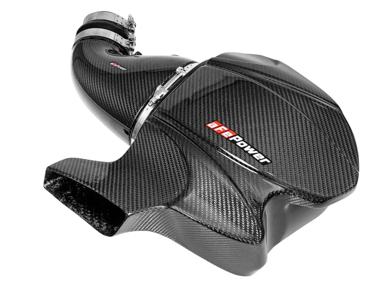 aFe — aFe Momentum Carbon Fiber CAIS w/ Pro Dry S Filter 12-19 Jeep Grand Cherokee SRT8 (WK2) V8-6.4L
Black Series Intake - view 1