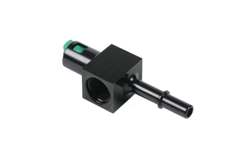 Aeromotive — Aeromotive 3/8in Quick Connect with AN-08 port and 1/8in gauge port
Fitting - view 8