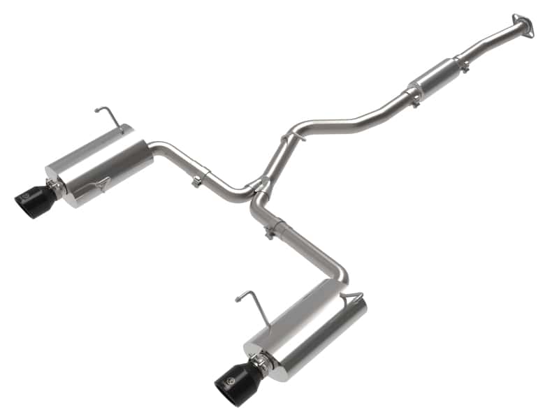 aFe — aFe Subaru Forester XT 14-18 H4-2.5L (t) Takeda 2-1/2in to 2-1/4in 304 SS Cat-Back- Black Tip
Cat-Back Exhaust - view 1