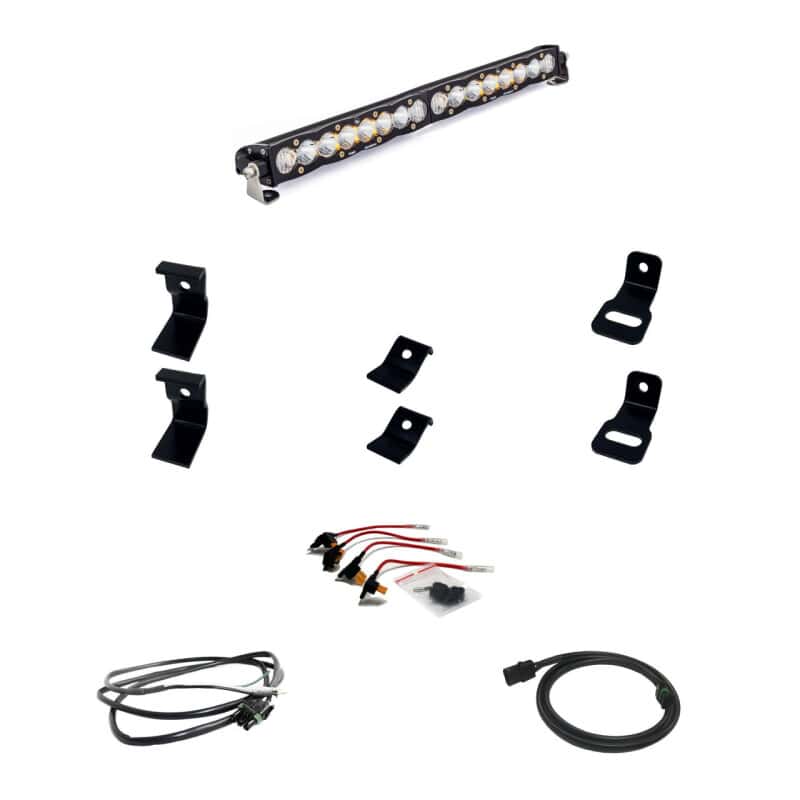 Baja Designs — Baja Designs 2021+ Dodge Ram TRX 20in OnX6/S8 Grill Mount Kit - view 1