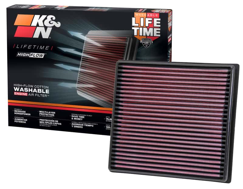 K&N Engineering — K&N 12 Isuzu D-Max 2.5L L4 DSL Replacement Air Filter
Air Filter - view 6