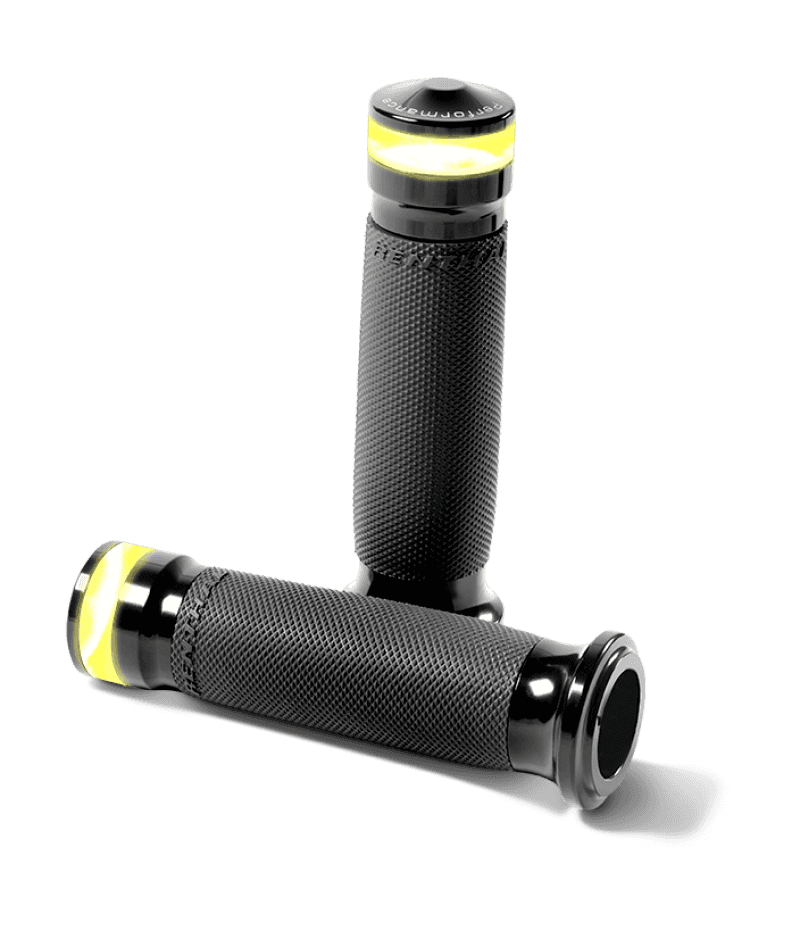 Performance Machine — Performance Machine Contour Led Handle Grip Set - Black Ano - view 1