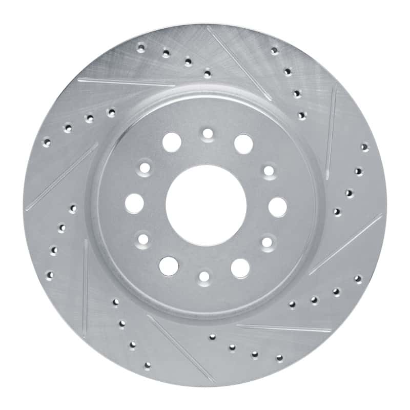 R1 Concepts — R1 17-25 Buick Enclave Rear Right Drilled & Slotted Silver Brake Rotor
R1 Brake Rotor Drill - view 1