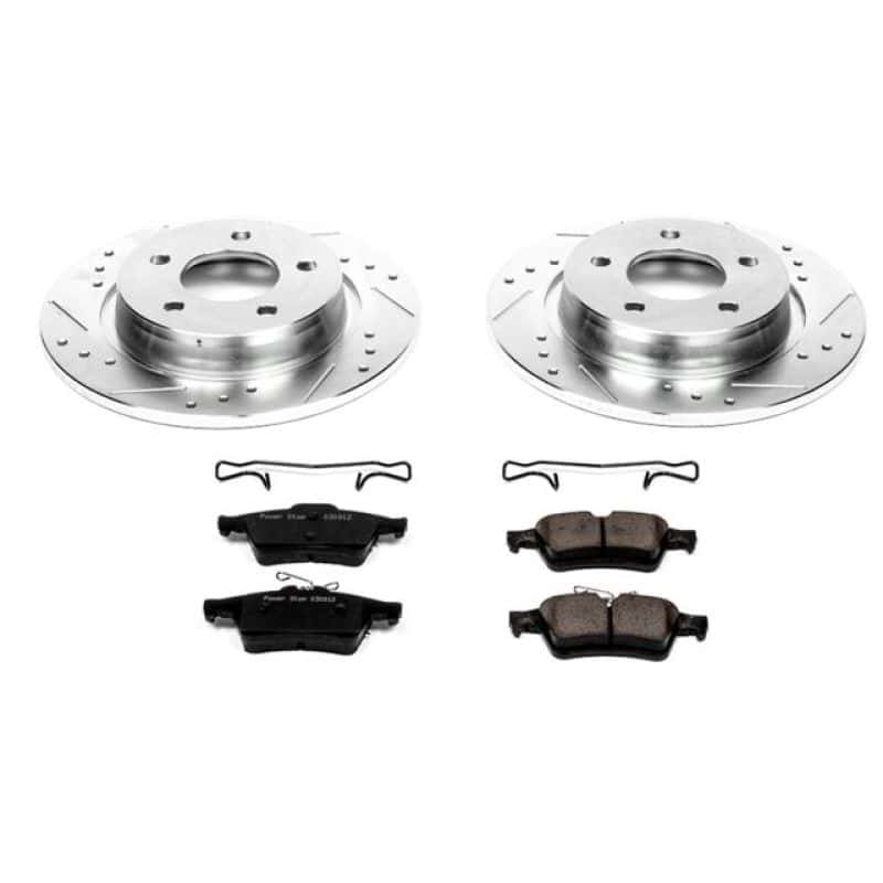 PowerStop — Power Stop 04-13 Mazda 3 Rear Z23 Evolution Sport Brake Kit - view 1