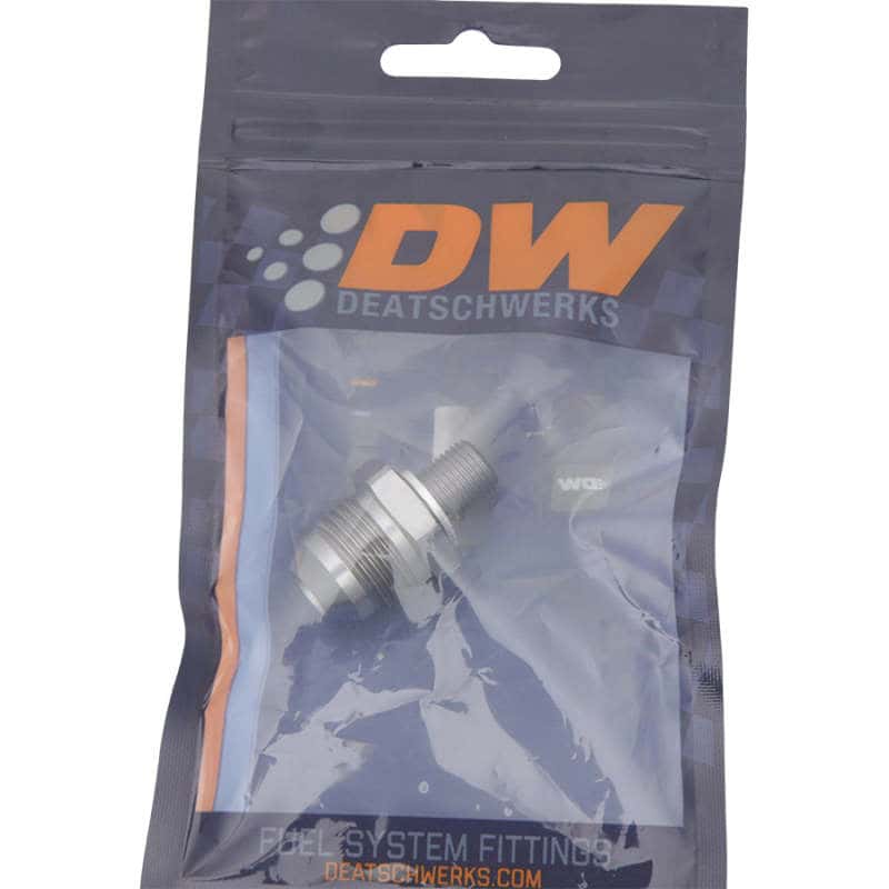 DeatschWerks — DeatschWerks 8AN Male Flare to M10 X 1.0 Male Metric - Anodized Titanium
Lines & Fittings - view 2