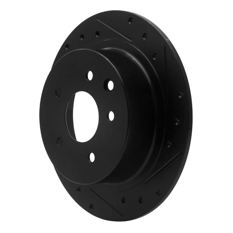 R1 Concepts — R1 2002-2025 Nissan Juke Rear Right Drilled & Slotted Black Brake Rotor
R1 Brake Rotor Drill - view 2