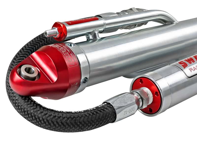 aFe — aFe Sway-A-Way 2.5 Bypass Shock 3-Tube w/ Remote Reservoir Left Side 14in Stroke
2.5 Bypass Shock - view 3