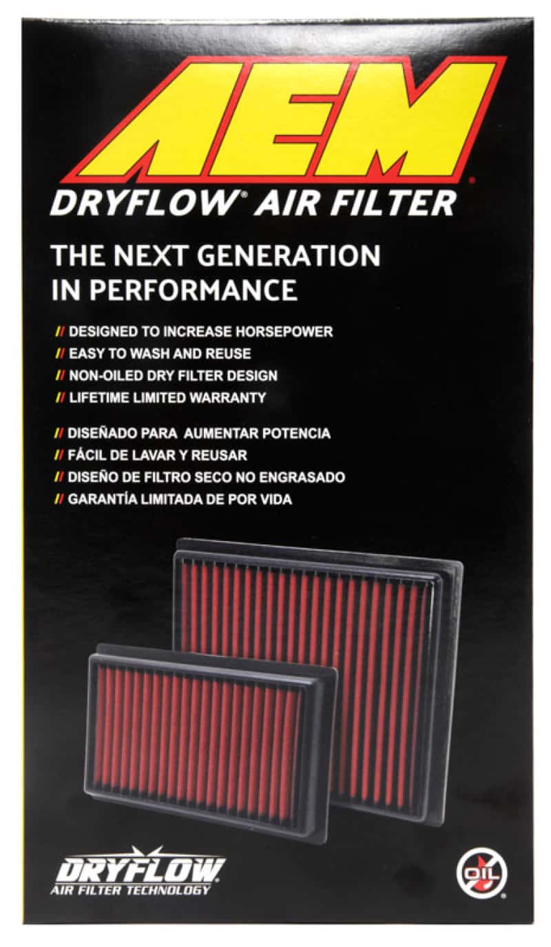AEM Induction — AEM 17-20 Subaru BRZ 2.0L DryFlow Air Filter
AEM DryFlow Air Filt - view 8