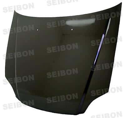 Seibon — Seibon 99-00 Honda Civic OEM Carbon Fiber Hood - view 3