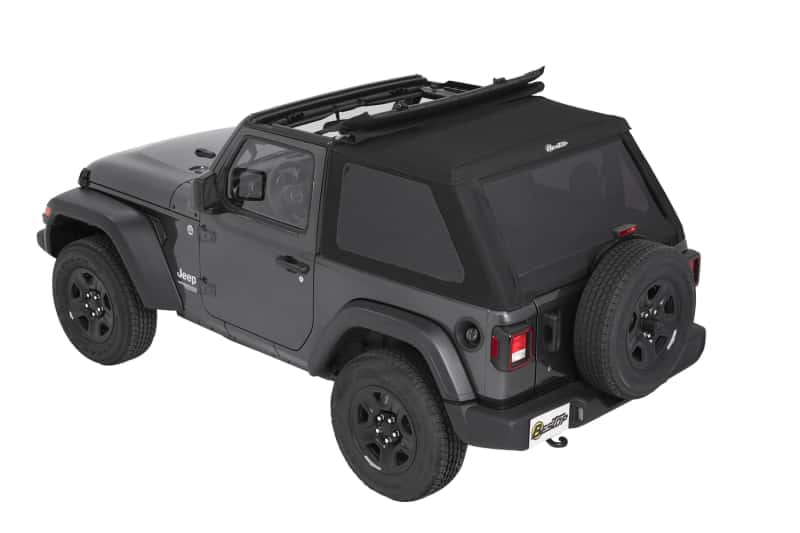 Bestop — Bestop 18-26 Jeep Wrangler JL 2-Door Trektop (Premium Black Twill)
Trektop - view 2