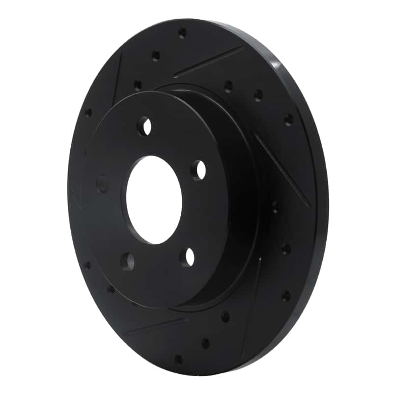 R1 Concepts — R1 04-12 Chevrolet Malibu Rear Left Drilled & Slotted Black Brake Rotor
R1 Brake Rotor Drill - view 2