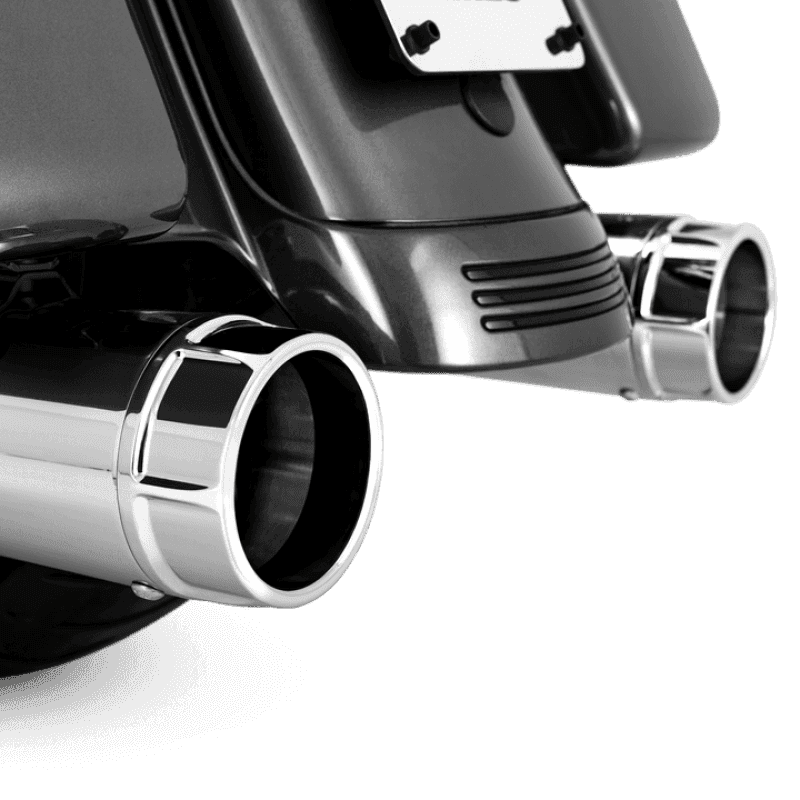 Vance and Hines — Vance & Hines HD Touring 95-16 Torquer 450 Chrome Slip-On Exhaust - view 1