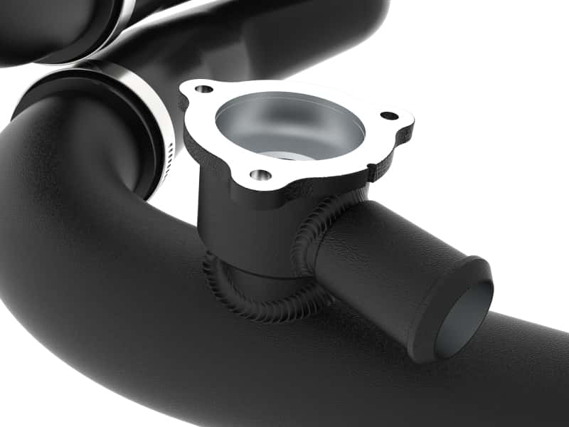 aFe — aFe 22-24 Ford Bronco Raptor BladeRunner 2-1/4in Aluminum Hot Charge Pipe Black
Hot Charge Pipe - view 2