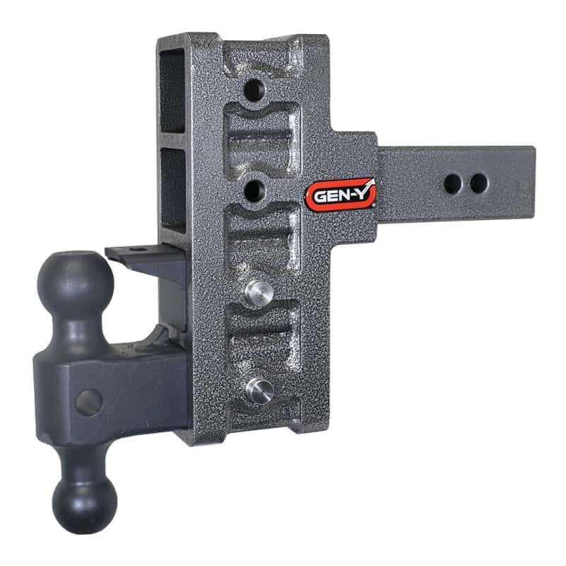 GEN-Y Hitch — Gen-Y Mega Duty 2.5in Shank 6in Offset Drop 21K Hitch w/GH-061 Dual-Ball/GH-062 Pintle Lock
Drop Hitch - view 3
