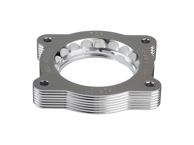 aFe — aFe 07-13 Chevrolet Silverado 1500/GMC Sierra 1500 Silver Bullet Throttle Body Spacer - Silver
Throttle Body Spacer - view 4