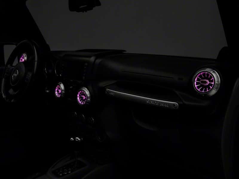 Raxiom — Raxiom 11-18 Jeep Wrangler JK LED Ambient Vent Lighting Kit
Lights - view 9