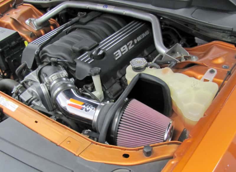 K&N Engineering — K&N Performance Intake Kit TYPHOON; 11 Dodge Challenger 6.4L V8
Performance Air Inta
Air Intake System - view 4