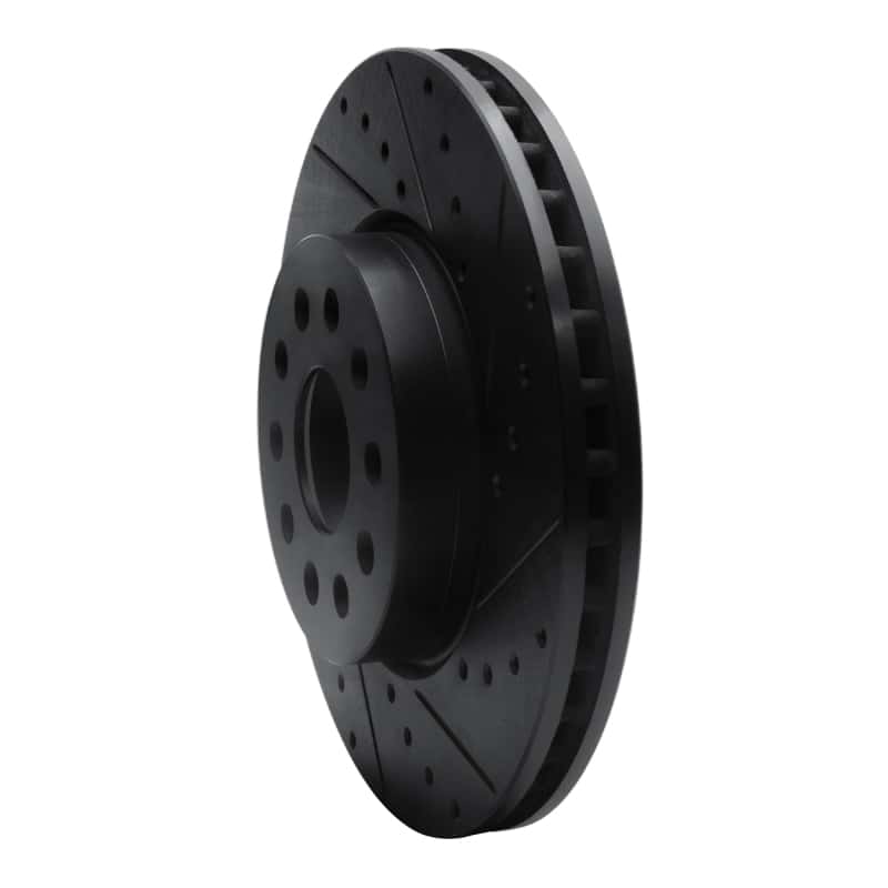 R1 Concepts — R1 14-20 Cadillac CT6 Front Right Drilled & Slotted Black Brake Rotor
R1 Brake Rotor Drill - view 2