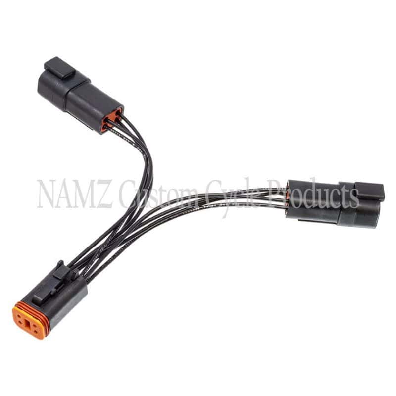 NAMZ — NAMZ 94-11 V-Twin Touring & Trike Models Plug-N-Play Power Port Y-Adapter - view 1