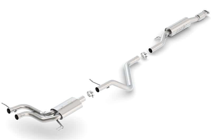 Borla — Borla 13-15 Hyundai Veloster Turbo 1.6L AT/MT FWD 2dr Dual Center Rear Exit Cat-Back Exhaust
Cat-Back System
ExhstSysKt - view 2